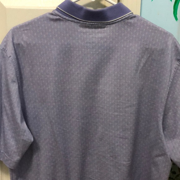 Large Purple Pattern Masters Polo - Picture 3 of 3